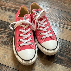 Converse Pink and White Chuck Taylor All-Star Sneakers